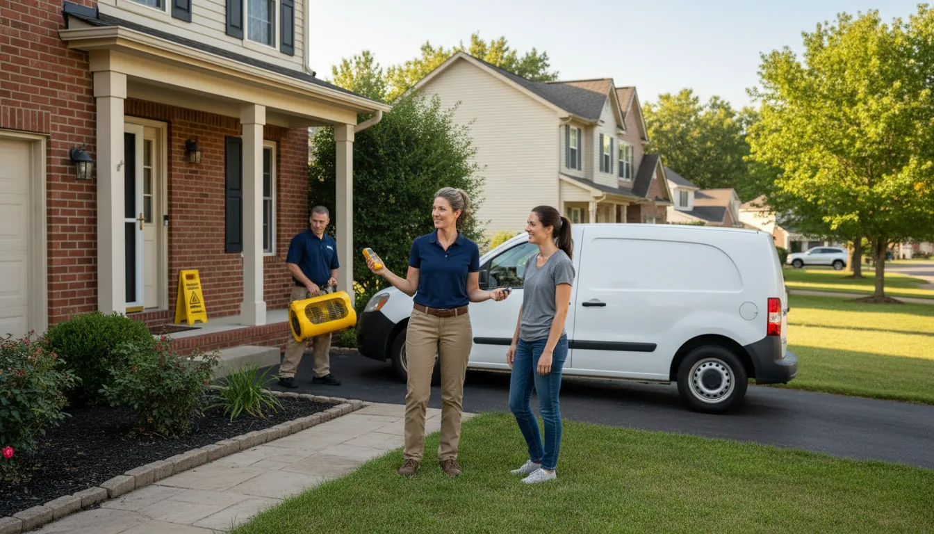 Water restoration image for Emergency Water Damage Restoration in Livonia, NY